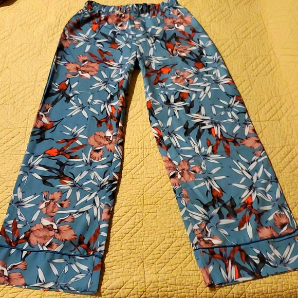 Silky Pajama Pants Asian Inspired Elastic Waist❣💯 - Picture 2 of 5